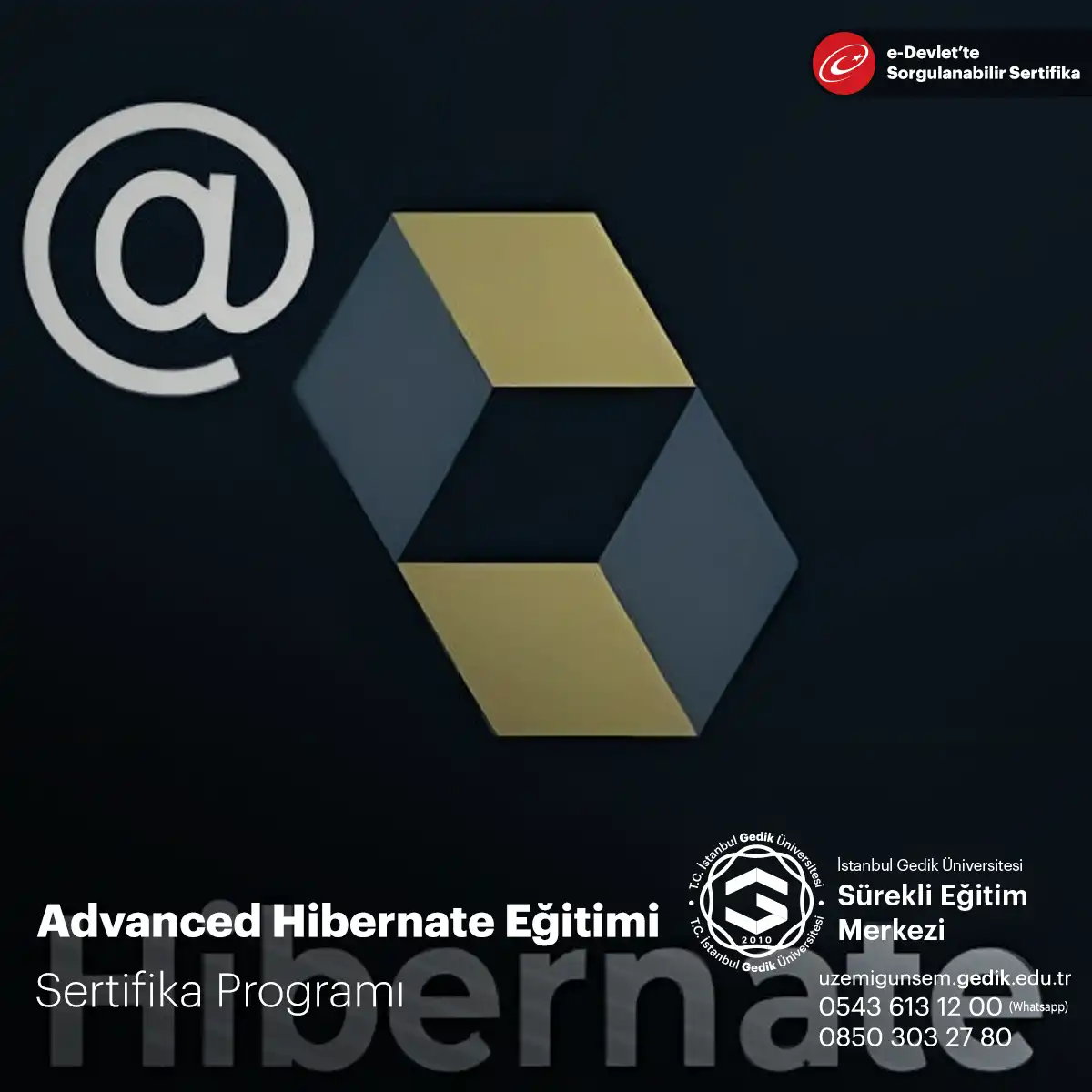 Advanced Hibernate Eğitimi Sertifika Programı